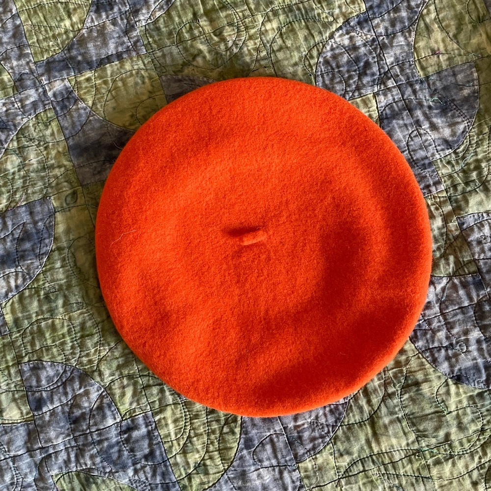Hunter orange beret
